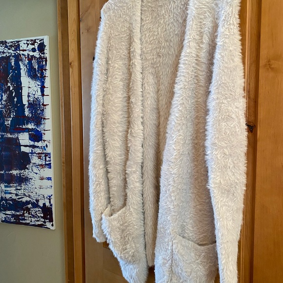 Off white Free People long sweater size L great condition - Picture 2 of 4